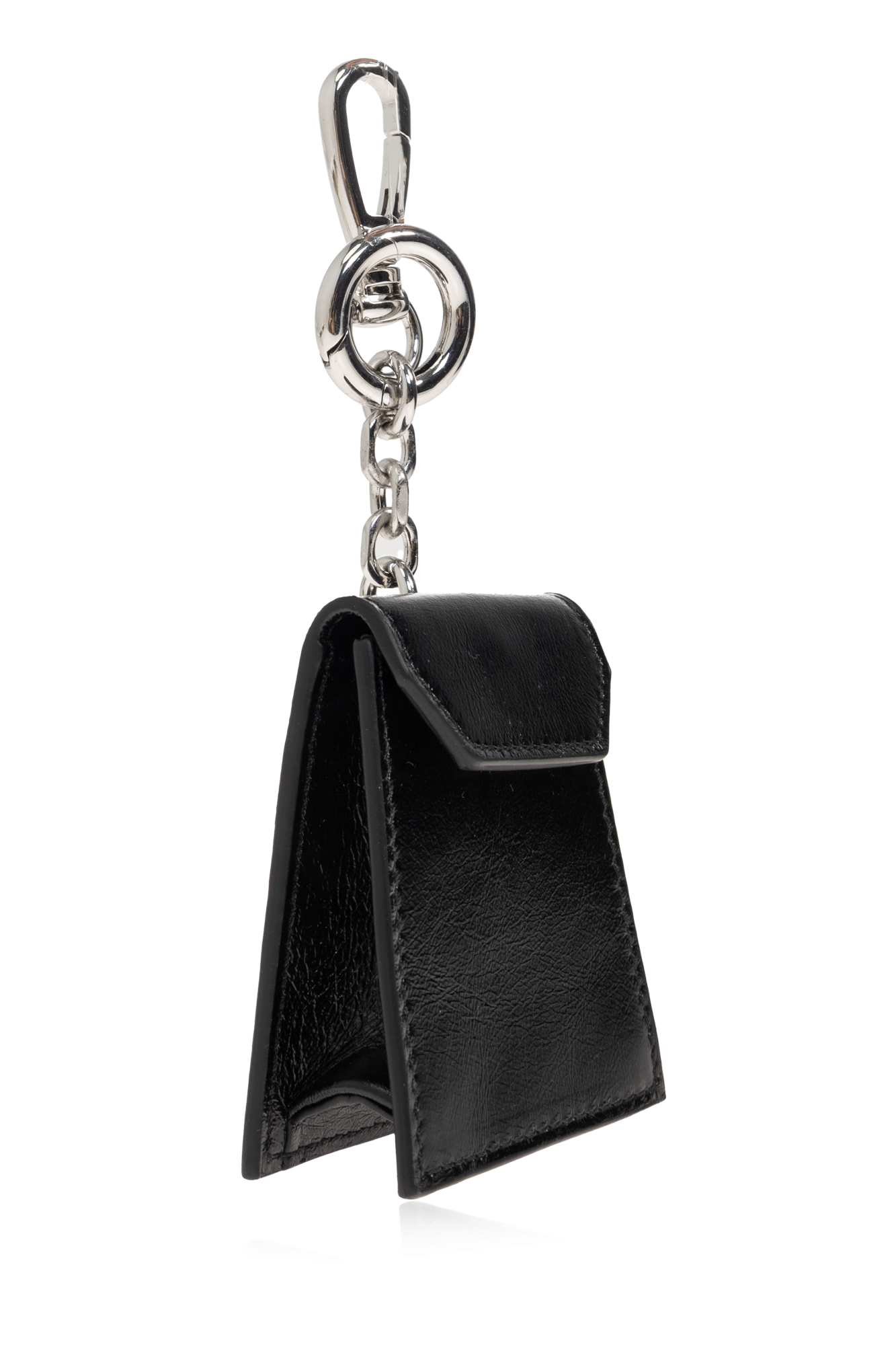 Maison Margiela Leather pouch with keychain | Men's | Vitkac